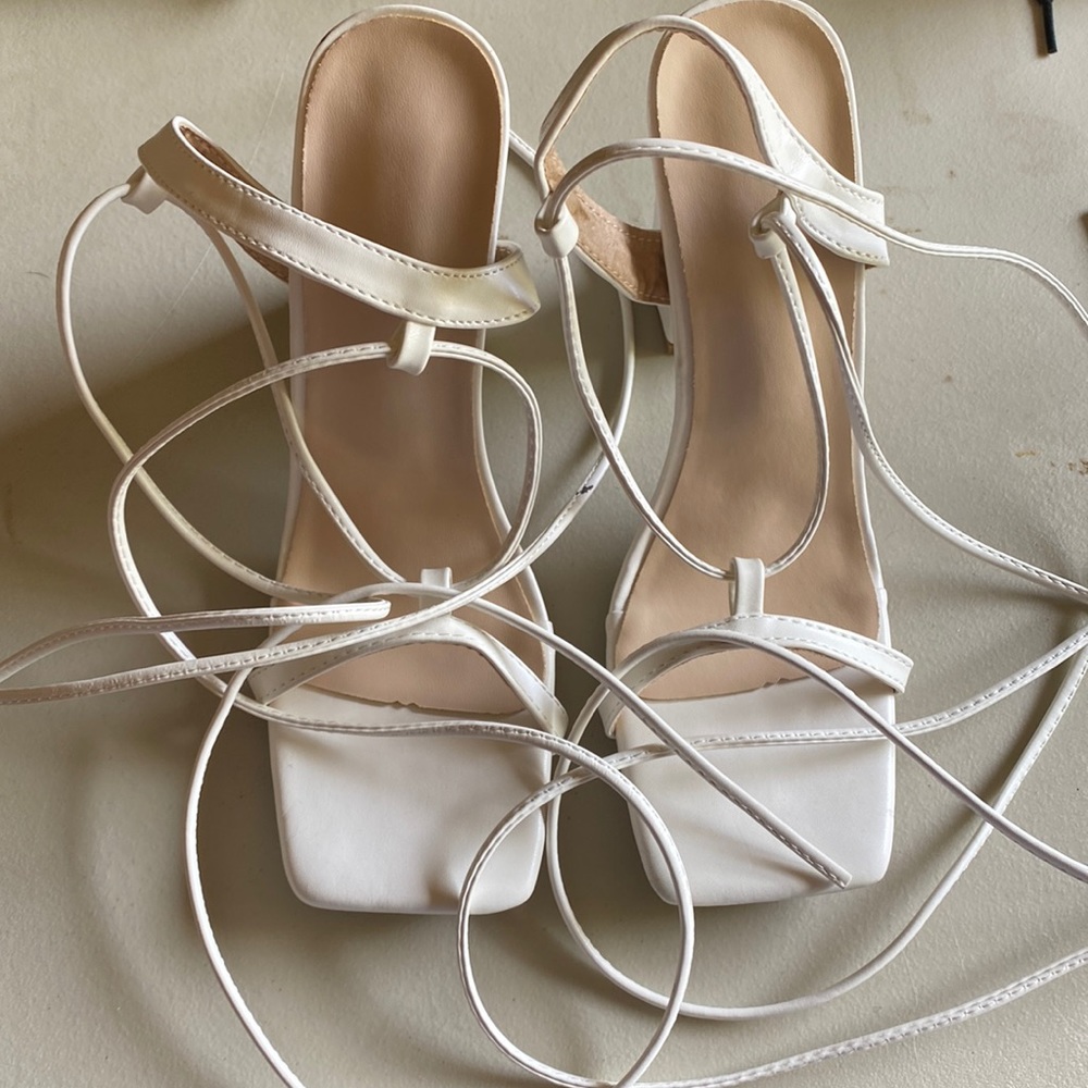 Lace up heels